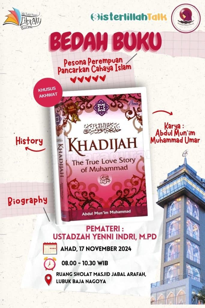 BEDAH BUKU BERSAMA USTADZAH YENNI INDRI, M.PD